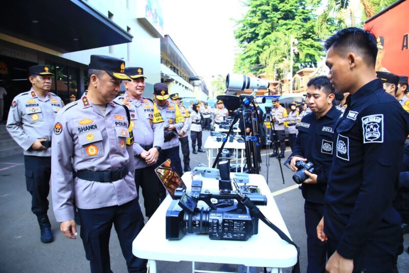 Melalui Satgas Humas pelaksana'an kegiatan operasi mulai dari tahapan pengawalan, pelaksanaan hingga pengakhiran dalam pelaksanaan Operasi Lilin 2023, Senin 18/12, (Poto Istimewa).