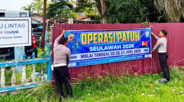 Satlantas Polres Aceh Timur Mulai Sosialisasi Jelang Operasi Patuh Seulawah 2026, Keselamatan Bukan Sekadar Kepatuhan