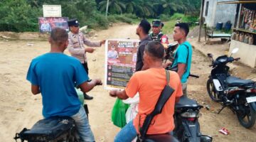 Polsek Banda Alam Bersama Koramil 18 Perkuat Pencegahan Karhutla