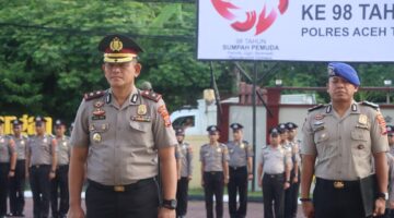 Wakapolres Aceh Timur Pimpin Upacara Peringatan Hari Sumpah Pemuda Ke-98 Tahun 2026